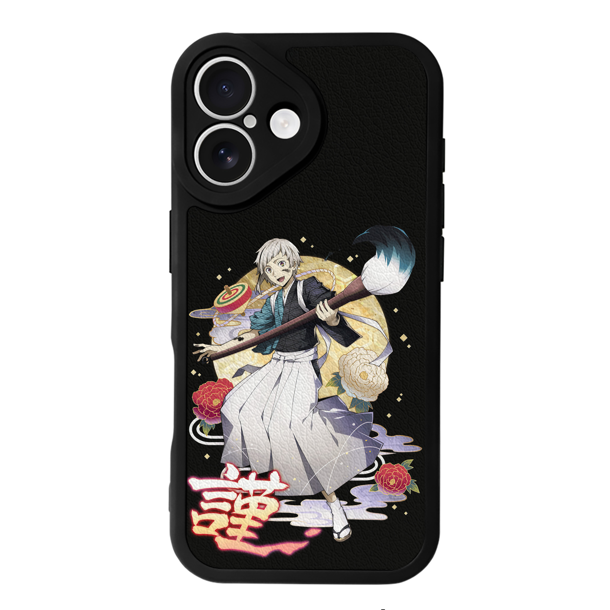 （画像用） 文豪ストレイドッグス Bungo Stray Dogs 【iPhone 16シリーズ対応】シリコンスマホケース（レザー調） 材質：シリコン